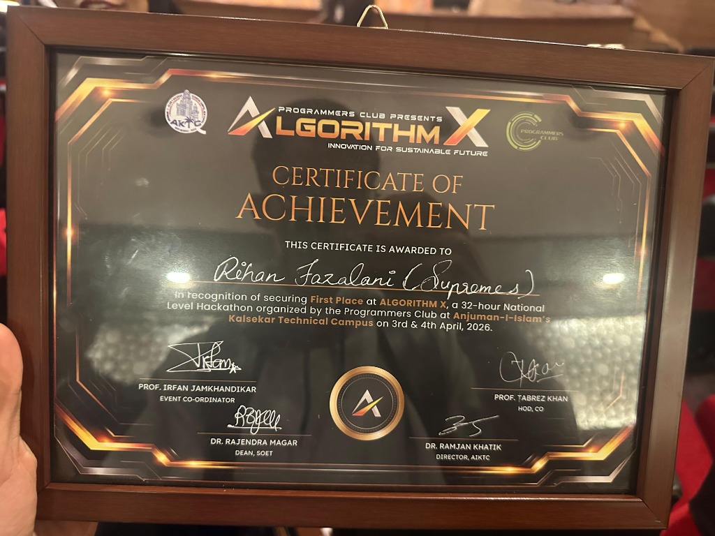 Winner Certificate